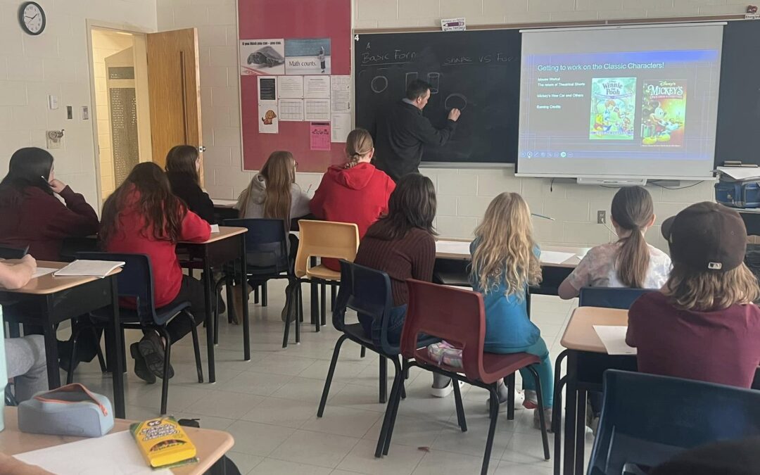 Animator Inspires Students
